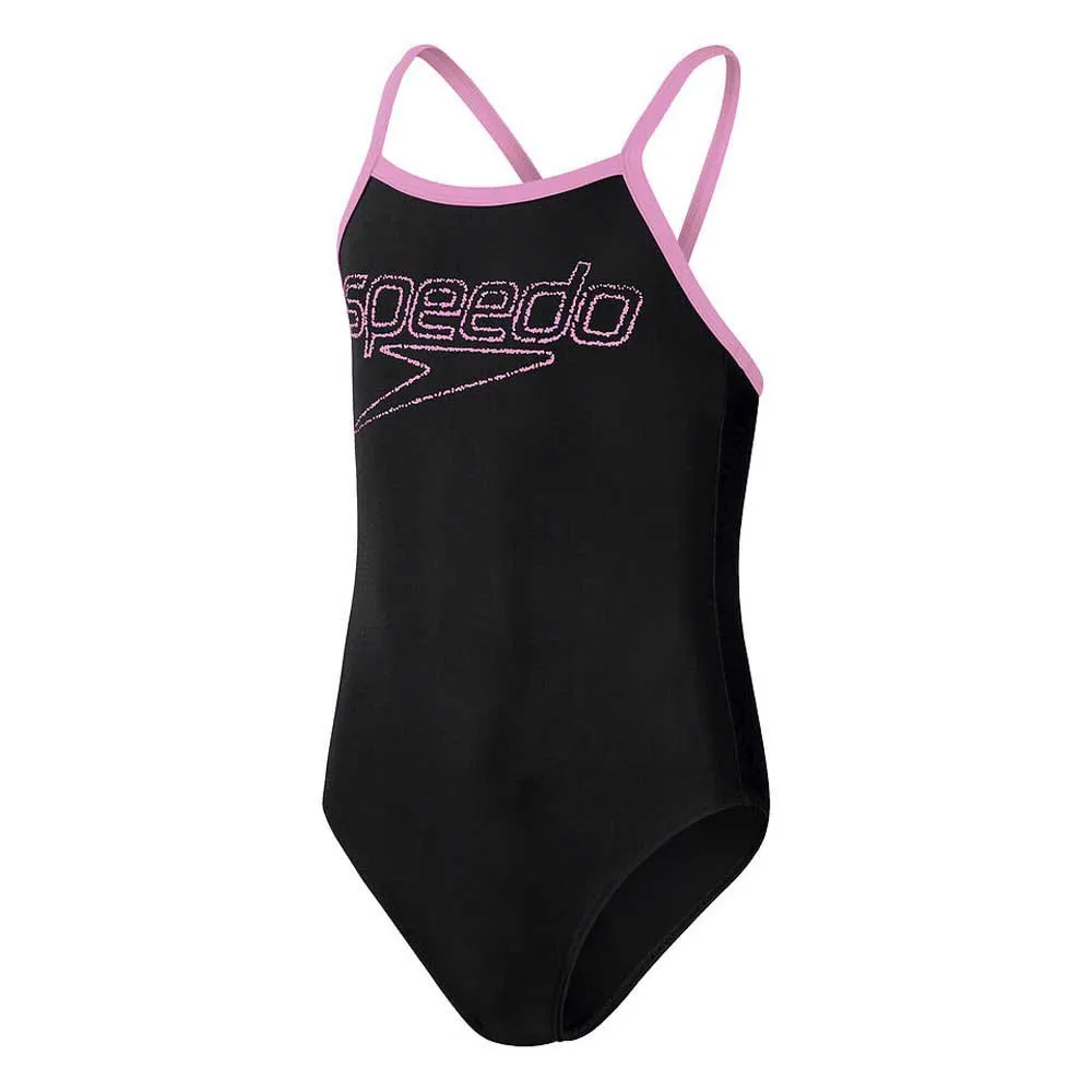 Speedo Boom Logo Thinstrap Muscleback Swimsuit 3 Speedo Boom Logo Thinstrap Muscleback Swimsuit - Image 3