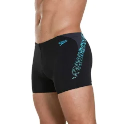 Speedo Boom Splice Aquashort Swim Boxer -Blue Wave speedo boom splice aquashort swim boxer 3