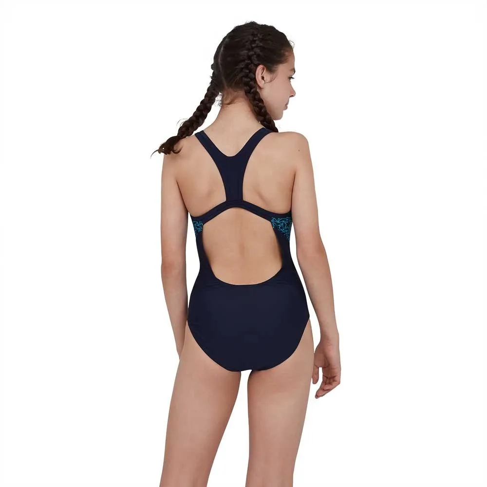 Speedo Boomstar Splice Flyback Swimsuit 2 Speedo Boomstar Splice Flyback Swimsuit - Image 2