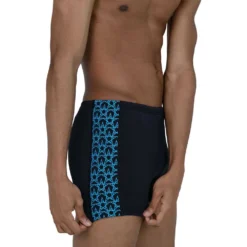 Speedo BoomStar Splice Swim Boxer -Blue Wave speedo boomstar splice swim boxer 6