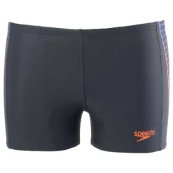 Speedo Colour Blend Placement Panel Aquashort Swim Boxer