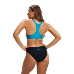 Blue Wave -Blue Wave speedo colourblock splice bikini 1