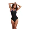 Speedo Colourblock Splice Muscleback Swimsuit
