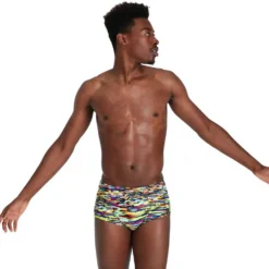 Speedo Digi Interference V 17cm Club Training Allover Swimming Brief -Blue Wave speedo digi interference v 17cm club training allover swimming brief 3