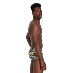 Speedo Digi Interference V 17cm Club Training Allover Swimming Brief -Blue Wave speedo digi interference v 17cm club training allover swimming brief 5