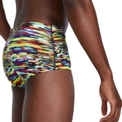 Speedo Digi Interference V 17cm Club Training Allover Swimming Brief -Blue Wave speedo digi interference v 17cm club training allover swimming brief 6