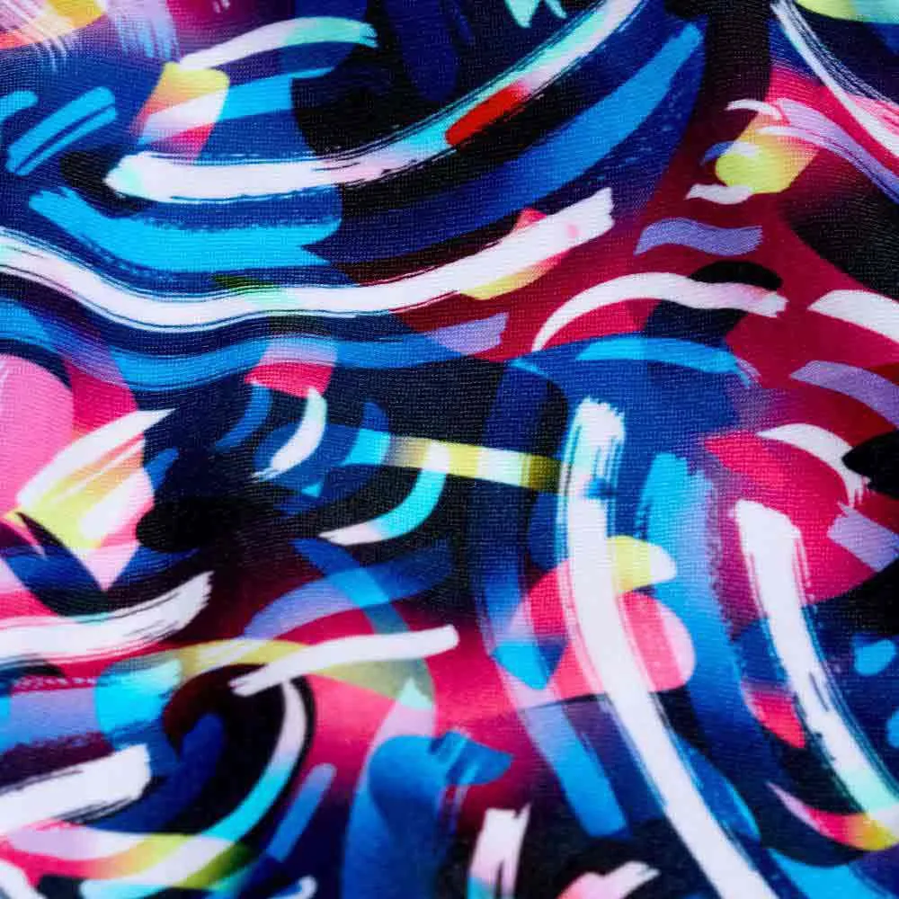 Speedo Digital Allover Leaderback Swimsuit 2 Speedo Digital Allover Leaderback Swimsuit - Image 2