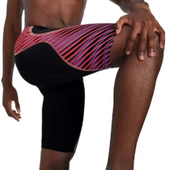 Speedo Fastskin LZR Pure Intent High Waisted Jammer -Blue Wave speedo fastskin lzr pure intent high waisted jammer 6