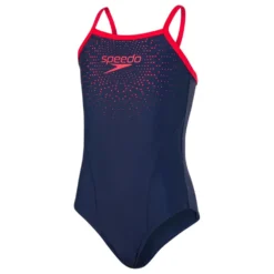 Speedo Gala Logo Thin Strap Muscleback Swimsuit