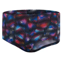 Speedo Kaleidoscope V 17cm Club Training Allover Swimming Brief -Blue Wave speedo kaleidoscope v 17cm club training allover swimming brief 2