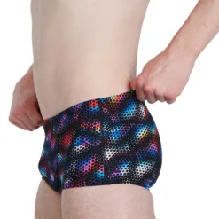 Speedo Kaleidoscope V 17cm Club Training Allover Swimming Brief -Blue Wave speedo kaleidoscope v 17cm club training allover swimming brief 4