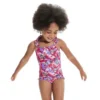 Speedo Learn To Swim Printed Frill Thinstrap Swimsuit