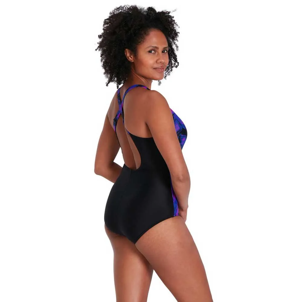 Speedo Lexi Printed Shaping Swimsuit 2 Speedo Lexi Printed Shaping Swimsuit - Image 2