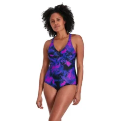 Speedo Lexi Printed Shaping Swimsuit