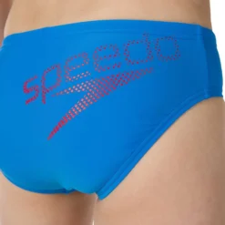 Speedo Logo Swimming Brief 11 Speedo Logo Swimming Brief -Blue Wave speedo logo swimming brief 5