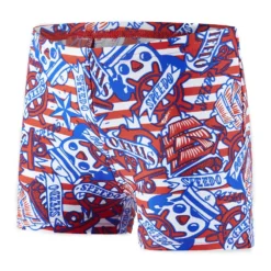 Speedo Maillot De Bain Rouge/bleu Garçon Swimming Shorts