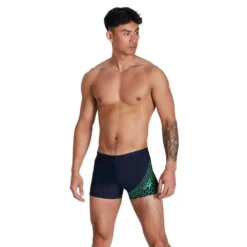 Speedo Medley Logo Boxer -Blue Wave speedo medley logo boxer 3