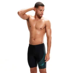 Speedo Medley Logo Jammer 11 Speedo Medley Logo Jammer -Blue Wave speedo medley logo jammer 11