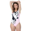 Speedo Minnie Mouse Placement U-Back Swimsuit
