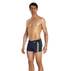 Speedo Monogram Aqua Swim Boxer -Blue Wave speedo monogram aqua swim boxer 2