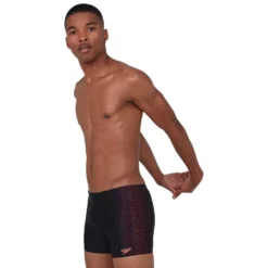 Speedo Placement Swim Boxer -Blue Wave speedo placement swim boxer 7