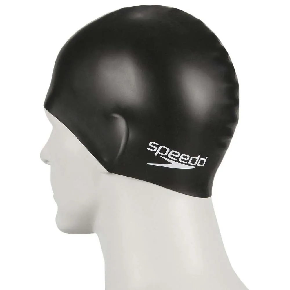 Speedo Plain Moulded Junior Swimming Cap 2 Speedo Plain Moulded Junior Swimming Cap - Image 2