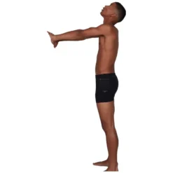 Speedo Pocket Aquashort Swim Boxer -Blue Wave speedo pocket aquashort swim boxer 6