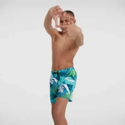 Speedo Printed 13´´ Swimming Shorts -Blue Wave speedo printed 13 swimming shorts 3