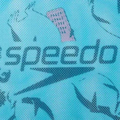 Speedo Printed XU Mesh Drawstring Bag -Blue Wave speedo printed xu mesh drawstring bag 6