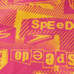 Speedo Ransom Logo Allover Tie-Back Swimsuit -Blue Wave speedo ransom logo allover tie back swimsuit 9