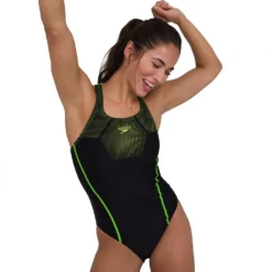 Speedo Tech Placement Medalist Swimsuit -Blue Wave speedo tech placement medalist swimsuit 2
