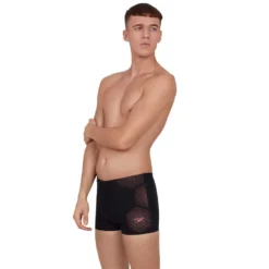 Speedo Tech Placement Swim Boxer -Blue Wave speedo tech placement swim boxer 3