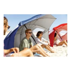 Premiere 244 Cm Umbrella With UV Protection -Blue Wave sportbrella premiere 244 cm umbrella with uv protection 7