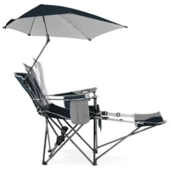 Recliner Folding Chair 3 Positions -Blue Wave sportbrella recliner folding chair 3 positions 2