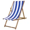 Impregnated Wooden Strips Lounger