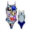 TURBO Comic Thin Strap Swimsuit