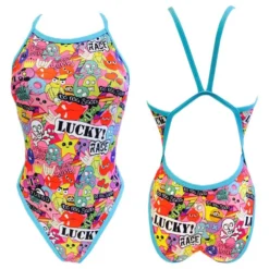 TURBO Lucky Race Swimsuit -Blue Wave turbo lucky race swimsuit 2