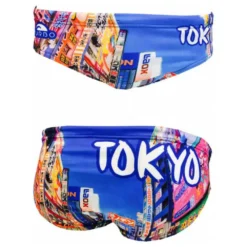 TURBO Tokyo City Swimming Brief 5 TURBO Tokyo City Swimming Brief -Blue Wave turbo tokyo city swimming brief 2