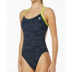 TYR Sandblasted Cutoutfit Swimsuit -Blue Wave tyr sandblasted cutoutfit swimsuit 6