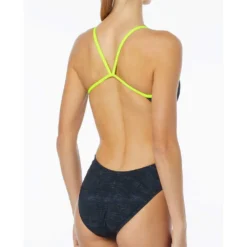 TYR Sandblasted Cutoutfit Swimsuit -Blue Wave tyr sandblasted cutoutfit swimsuit 7