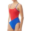 TYR Solid Splices Block Cutoutfit Swimsuit