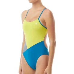 TYR Solid Splices Block Cutoutfit Swimsuit