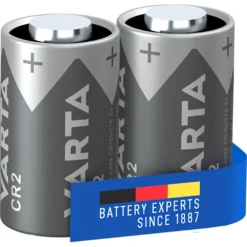 Varta 1x2 Professional CR 2 Batteries