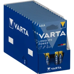 Varta 1x4 Longlife Power Micro AAA LR03 Batteries