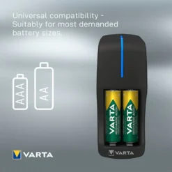 Varta Mini Charger 2100mAh Mignon AA -Blue Wave varta mini charger 2100mah mignon aa 5