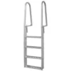 VIDAXL 4-Step Dock/Pool Ladder Aluminium