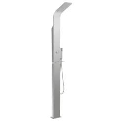 VIDAXL Outdoor Shower Stainless Steel Curved