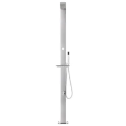 VIDAXL Stainless Steel Garden Shower 10 VIDAXL Stainless Steel Garden Shower -Blue Wave vidaxl stainless steel garden shower 10