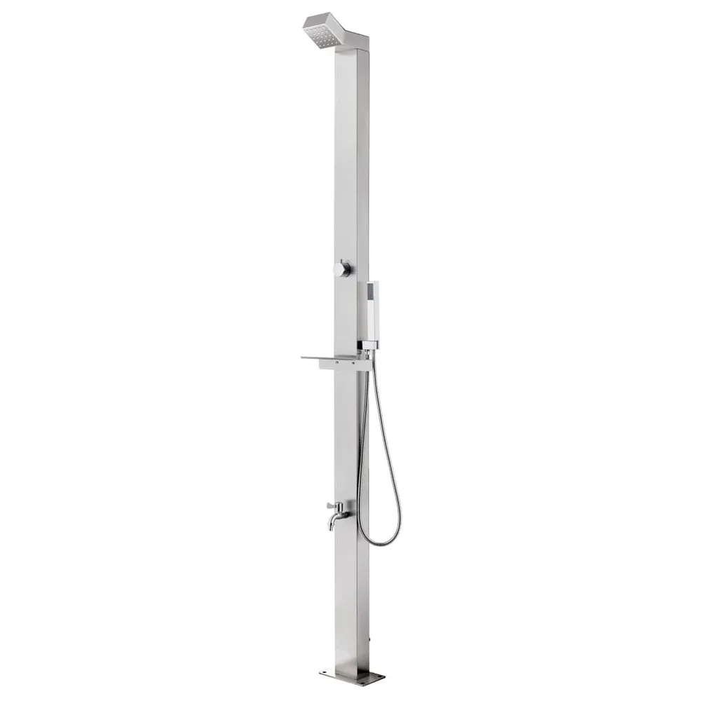 VIDAXL Stainless Steel Garden Shower 1 VIDAXL Stainless Steel Garden Shower
