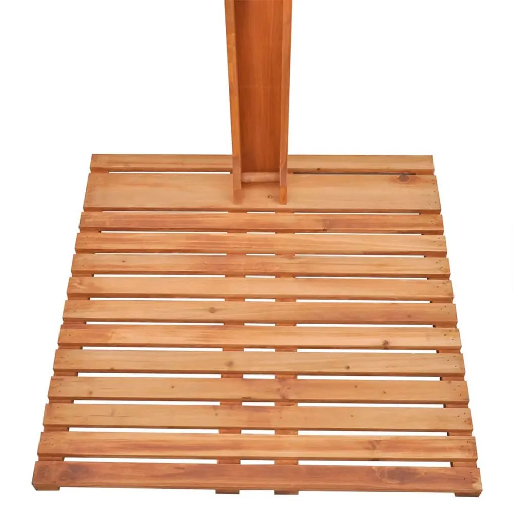 VIDAXL Wooden Garden Shower 5 VIDAXL Wooden Garden Shower - Image 5